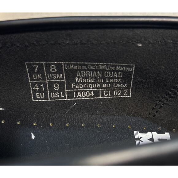 NWT Dr. Doc Martens Black Leather Platform Tassel Loafers Women's Size 9 New - Picture 8 of 14